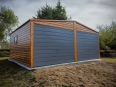 garaz-blaszany-drewnopodobny-6x5,8m-matowy-grafit-dab-rustykalny-dwuspadowy-profil-low.jpg