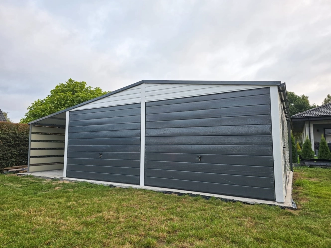 garaz-blaszany-z-wiata-dwustanowiskowy-8x5.8m-biel-grafit-2.jpg