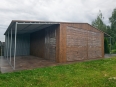 garaz-blaszany-dwustanowiskowy-z-wiatami-12x7,5m-orzech-1.jpg