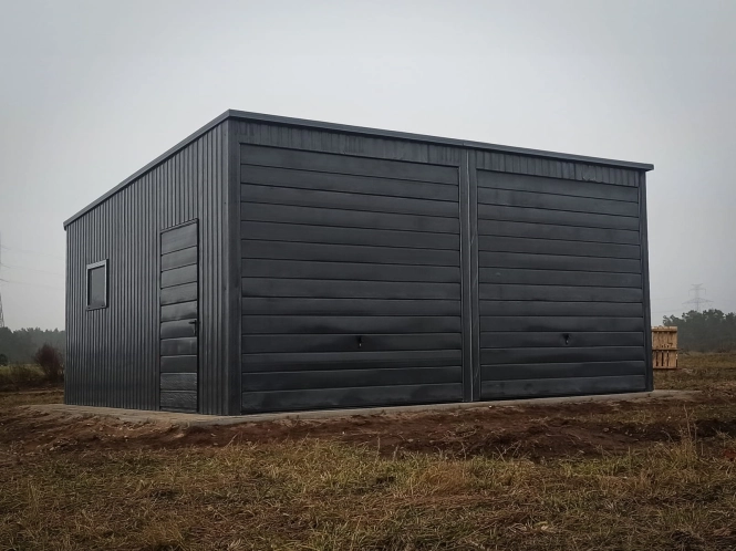 garaz-blaszany-6x5,4m-matowa-czern-podwyzszany-automatyka-profil-1.jpg