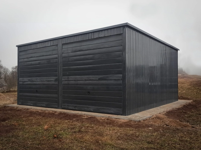 garaz-blaszany-6x5,4m-matowa-czern-podwyzszany-automatyka-profil-2.jpg